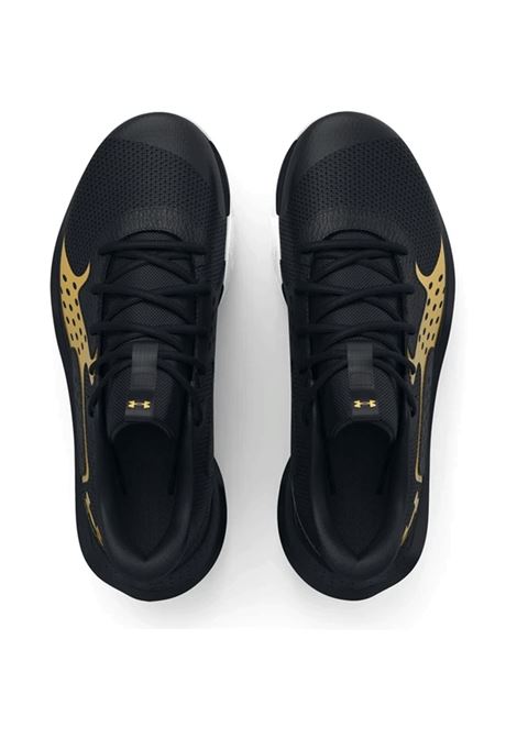 SCARPE DA BASKET JET '23 NERO ORO UOMO UNDER ARMOUR | Scarpe basket | 3026634-0001